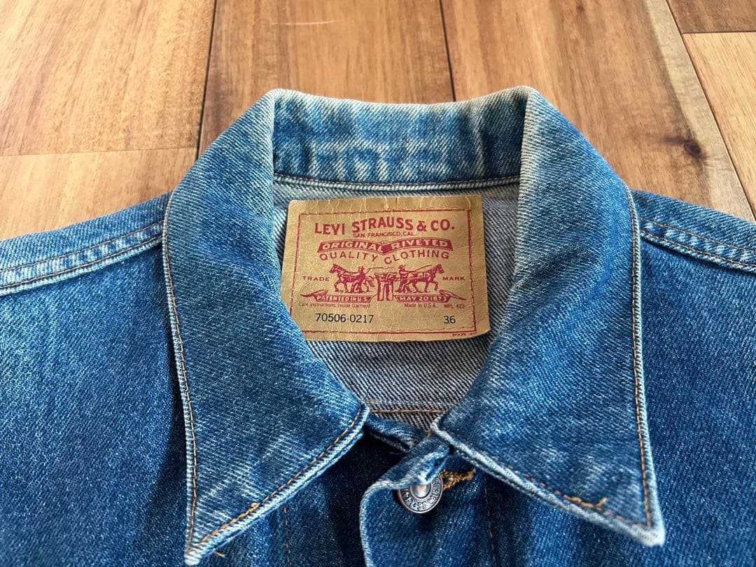 LEVI'S Gジャン 70506-0217 サイズ36 デニムブルー - メルカリ