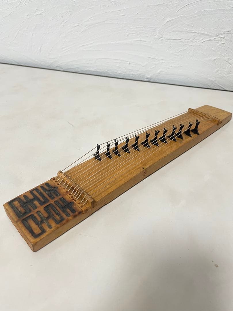 レア！韓国伝統弦楽器 伽耶琴 かやきん 12弦 小さな カヤグム ミニ