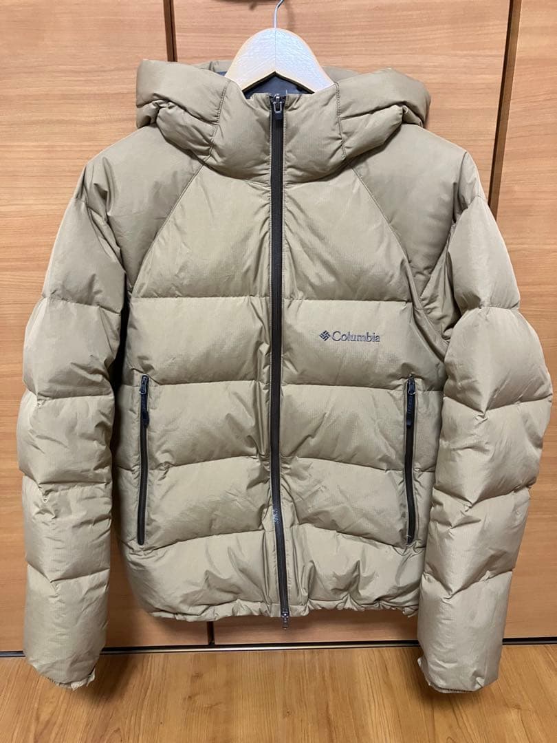 値下げ最終！コロンビア Columbia ダウンジャケット 650FP ベージュ 即決 コロンビア ダウンジャケット CT/Lサイズ 防水・透湿 送料無料