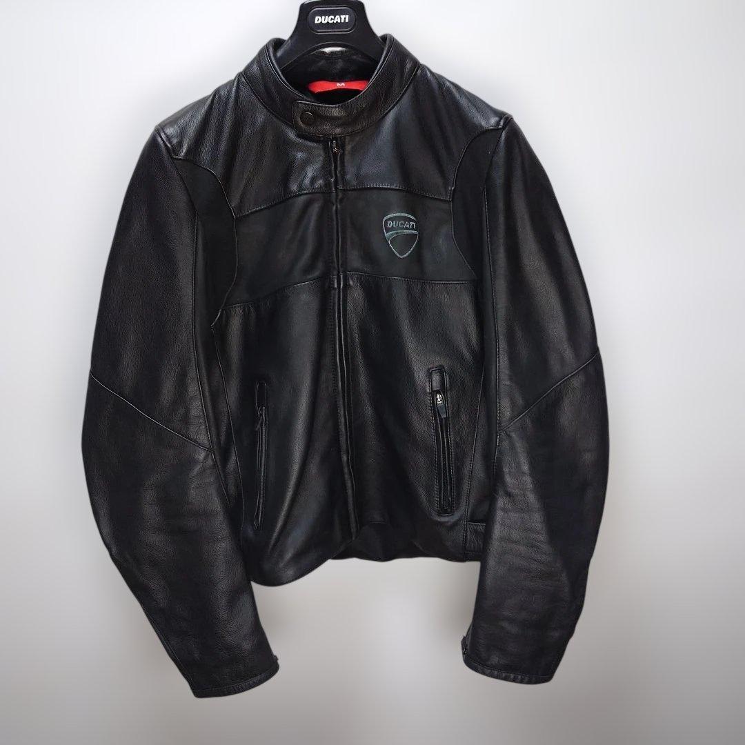 ドゥカティ レザーライダースジャケット Мサイズ - メルカリ