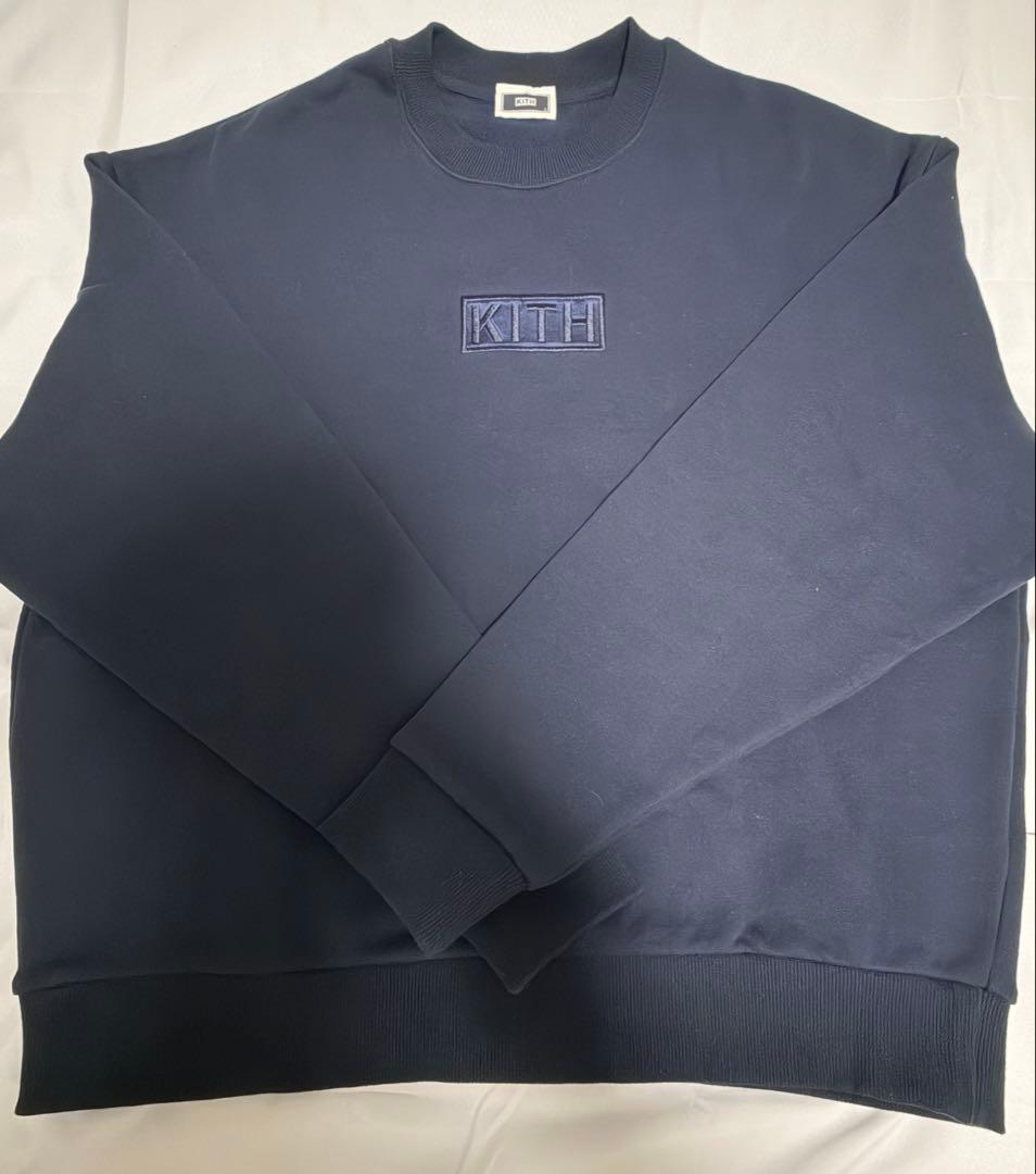 Kith Classic Logo Nelson Crewneck ネイビー L - メルカリ