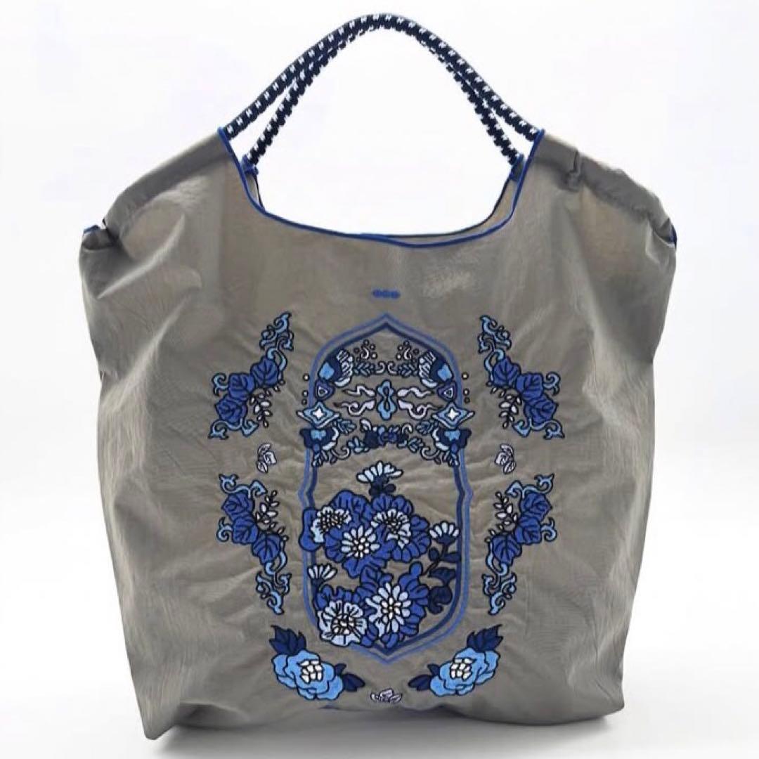 新品 ボールアンドチェーン 深川製磁 コラボ フローラル グレー M