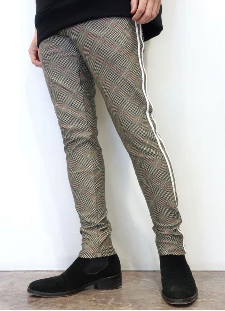 RESOUND CLOTHING リサウンド パンツ チェック ラインパンツ - メルカリ