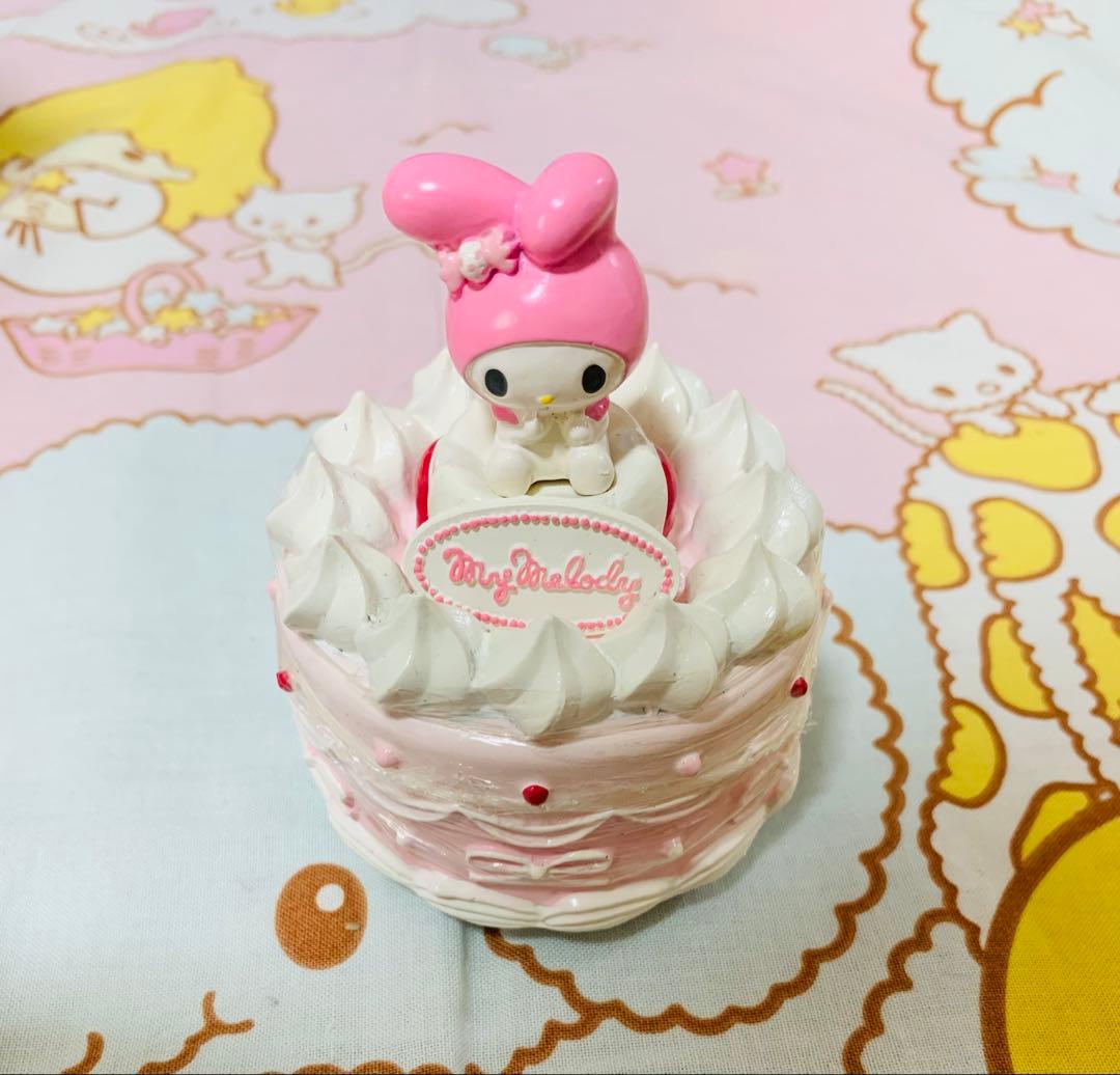 マイメロディ 手巻きケーキ形オルゴール MY MELODY サンリオ マイメロディ 手巻きケーキ形オルゴール MY MELODY サンリオ マイ