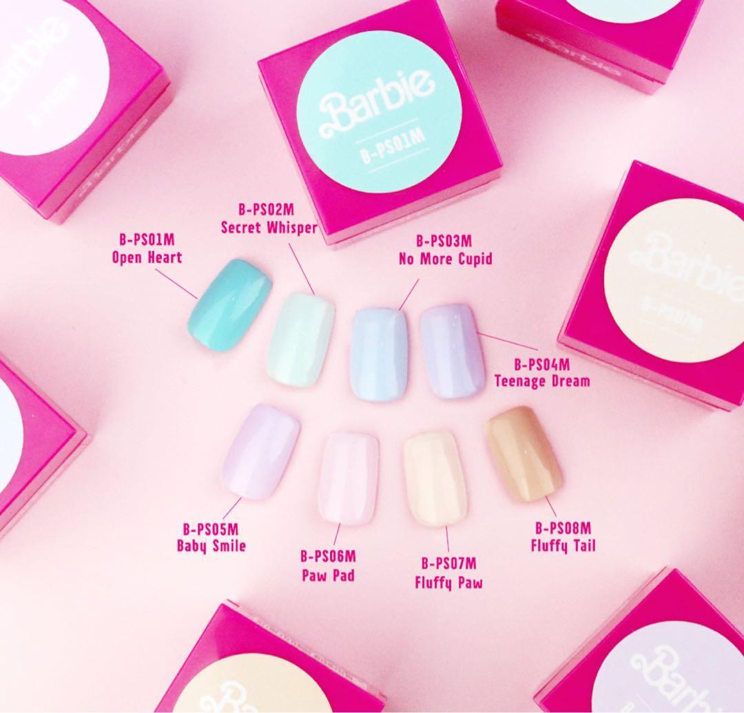 バービー パステル カラージェル 8色セット 楽天市場】Barbie バービー カラージェル ホワイトパステルシリーズ 8