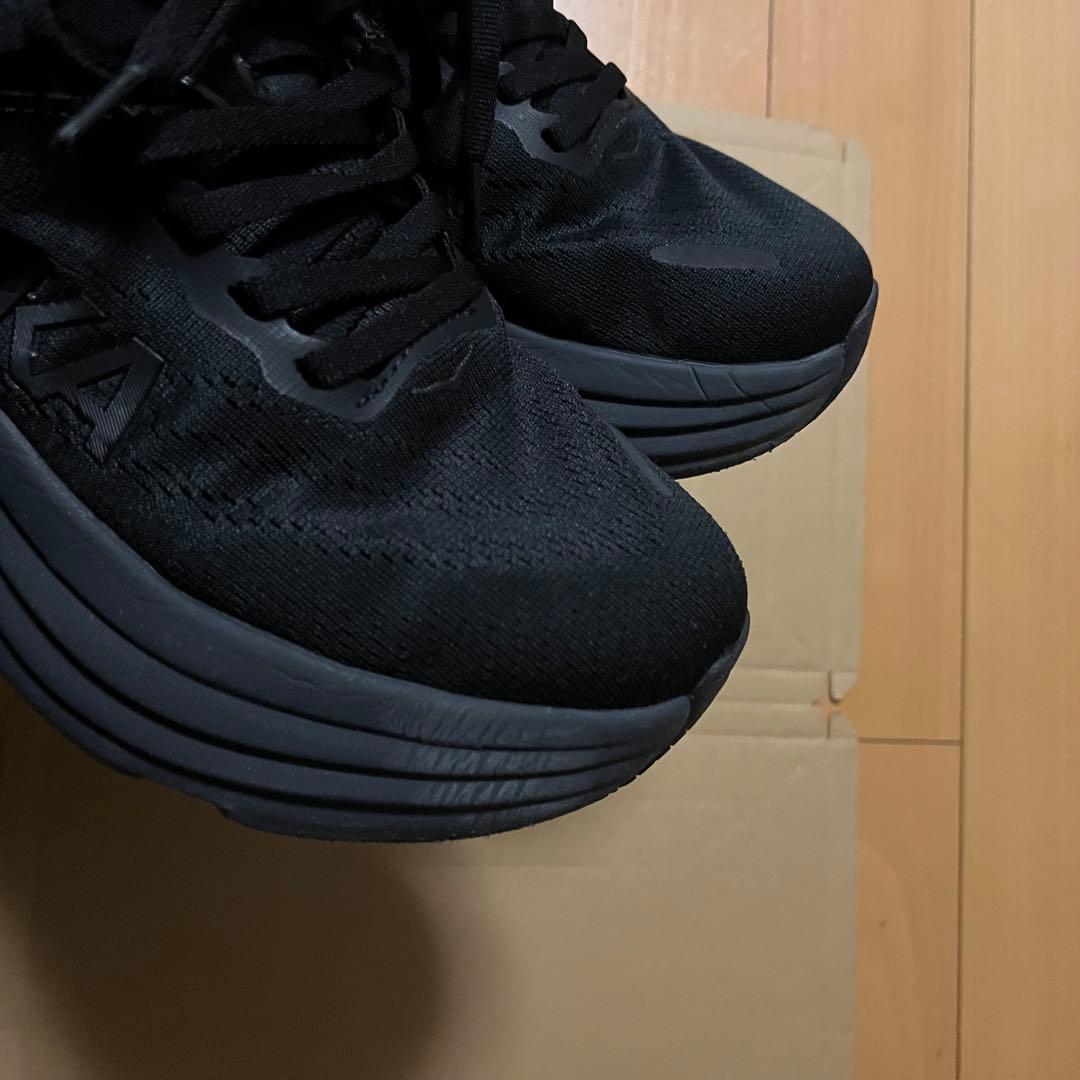 HOKA bondi8 24.5cm ブラック　ホカ　ボンダイ8