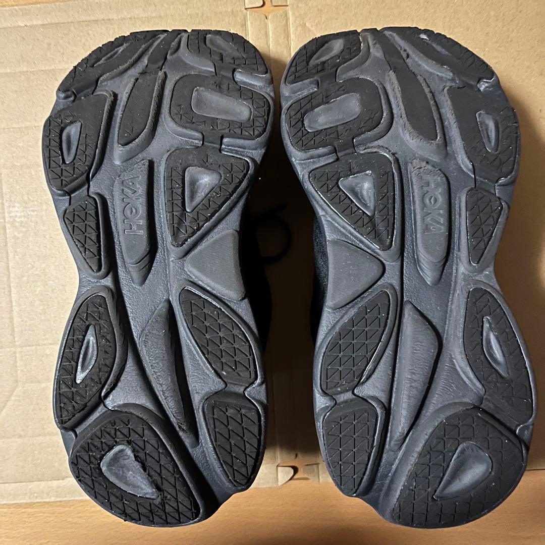HOKA bondi8 24.5cm ブラック　ホカ　ボンダイ8