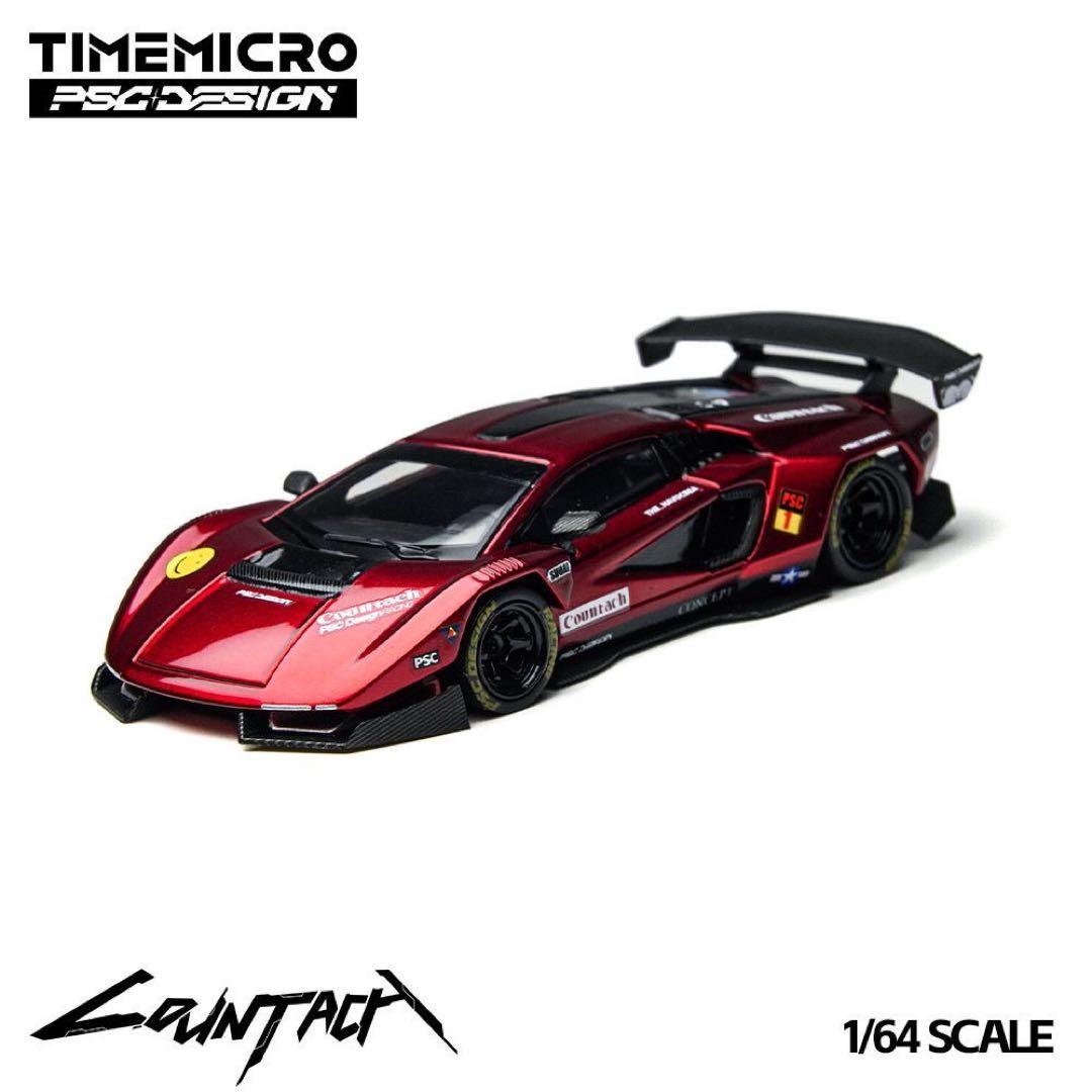 TIMEMICRO 1/64 ランボルギーニ カウンタック レッド 未開封 - メルカリ