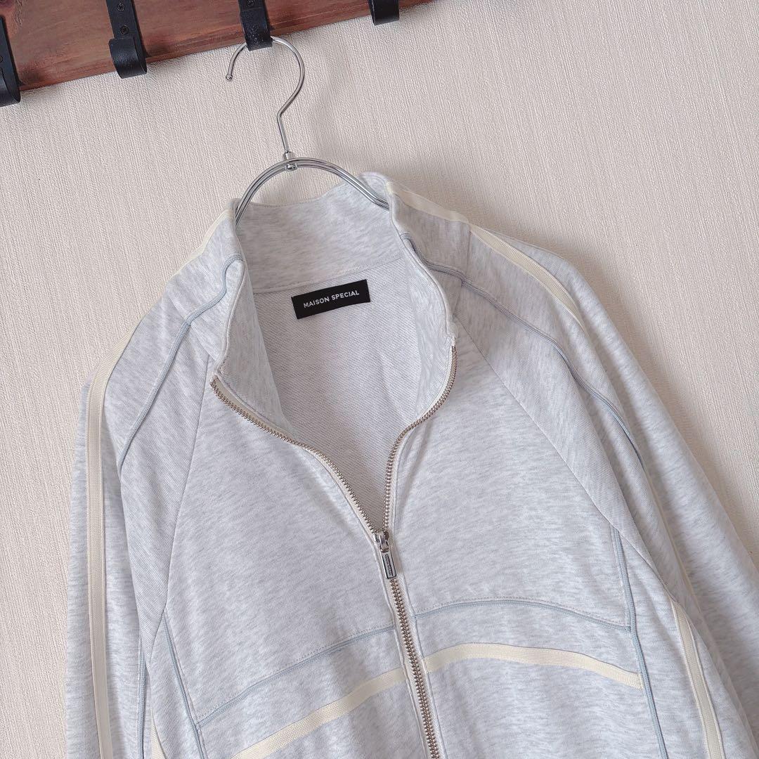 美品✨】MAISONSPECIAL 川口春奈着用 スウェットトラックロンパース