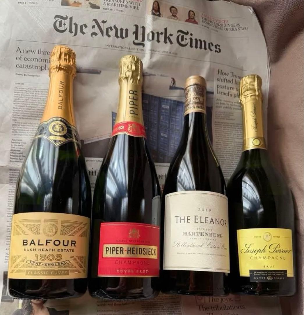 Balfour, Joseph Perrier, Eleanor ワインセット Cuvée Royale Brut, Joseph Perrier, Champagne, France, Champagne