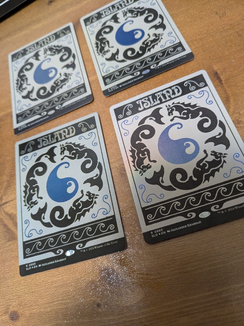 【Foil】(889)ボーダーレス《島/》[SLD] 英語4枚セット