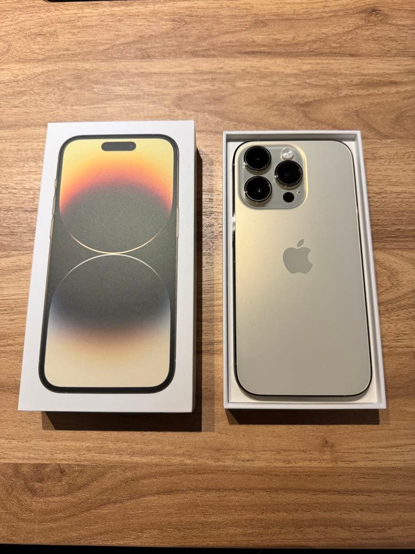 iPhone 14 Pro ゴールド 256GB SIMフリー - メルカリ