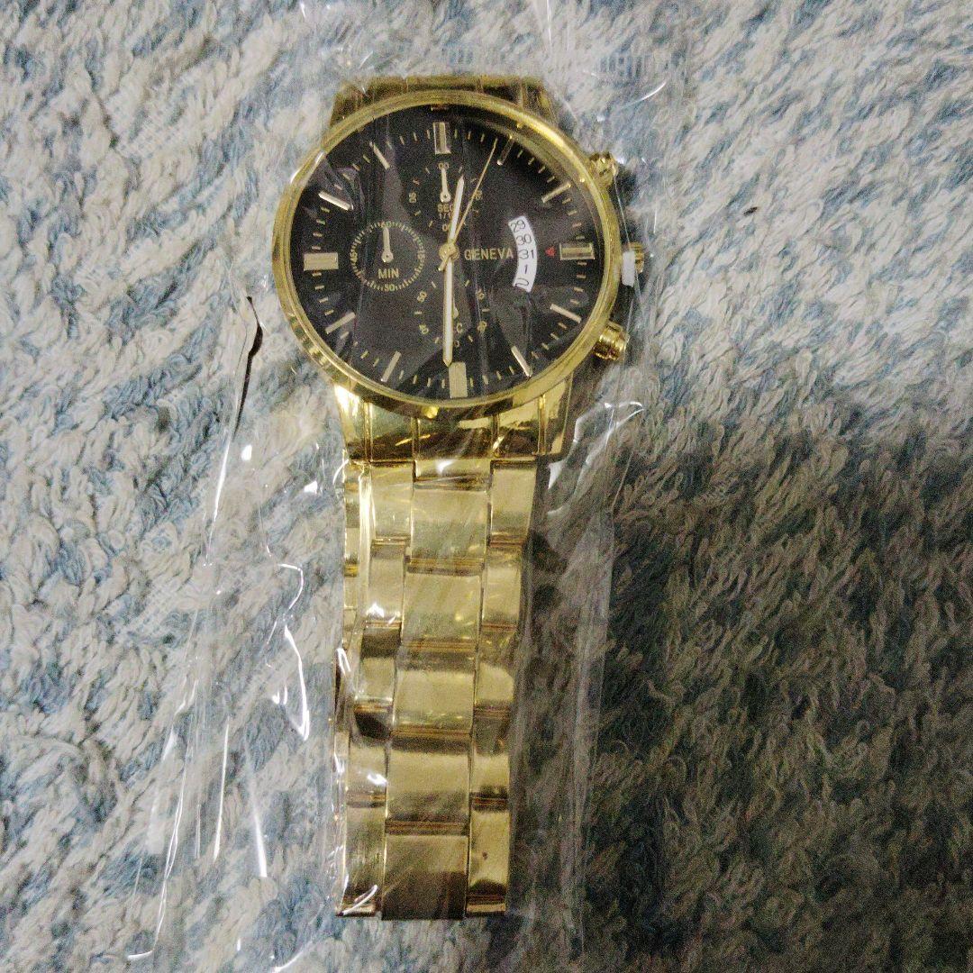 GENEVA ゴールド アナログ腕時計 - メルカリ