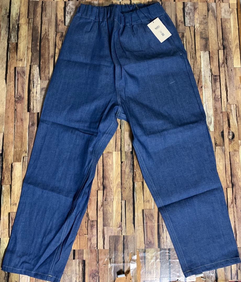 新品訳あり商品！NARU 80zムラデニムコージーパンツ - メルカリ