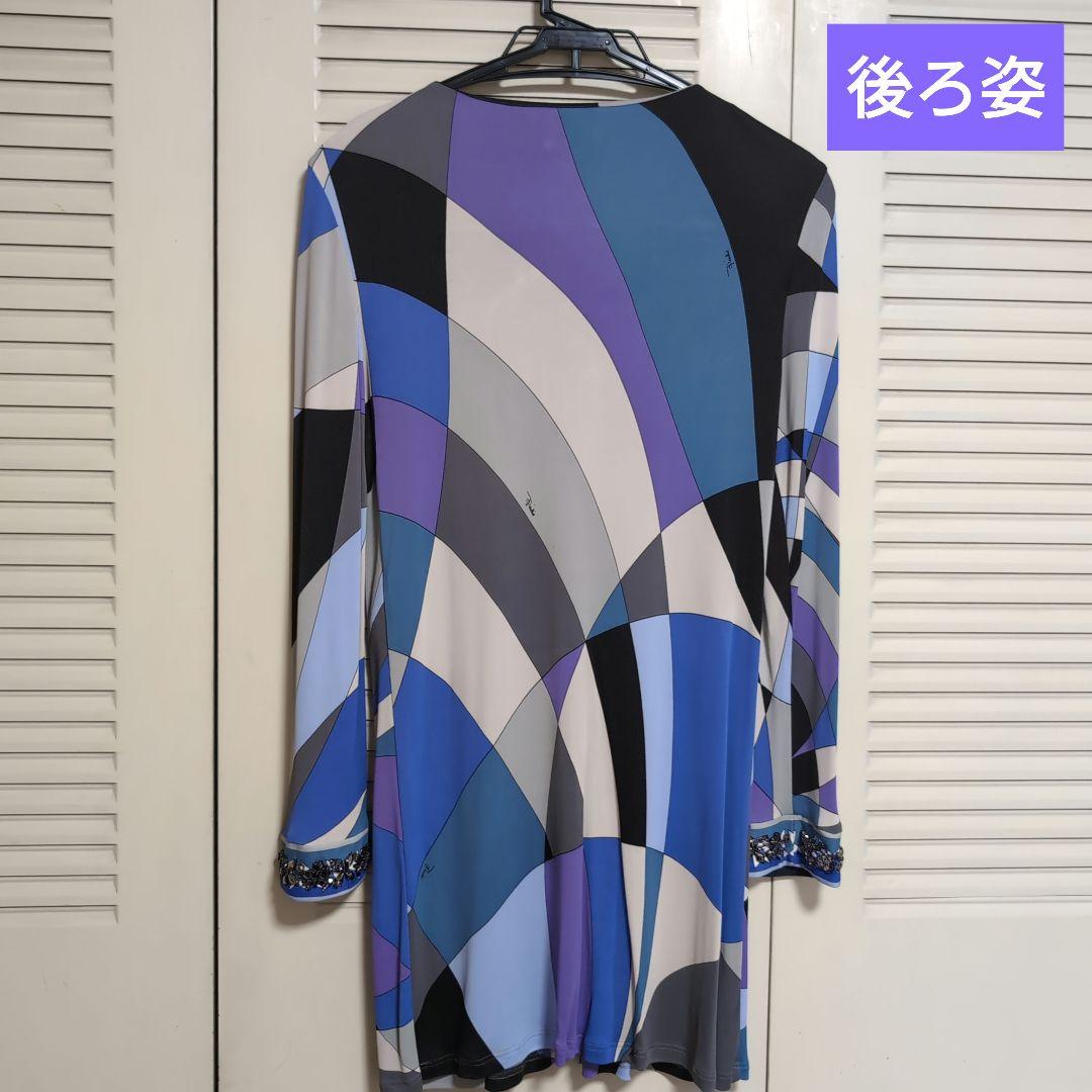 ✨取り下げ間近✨ エミリオ・プッチ、チュニック、白紫、ビジュー付