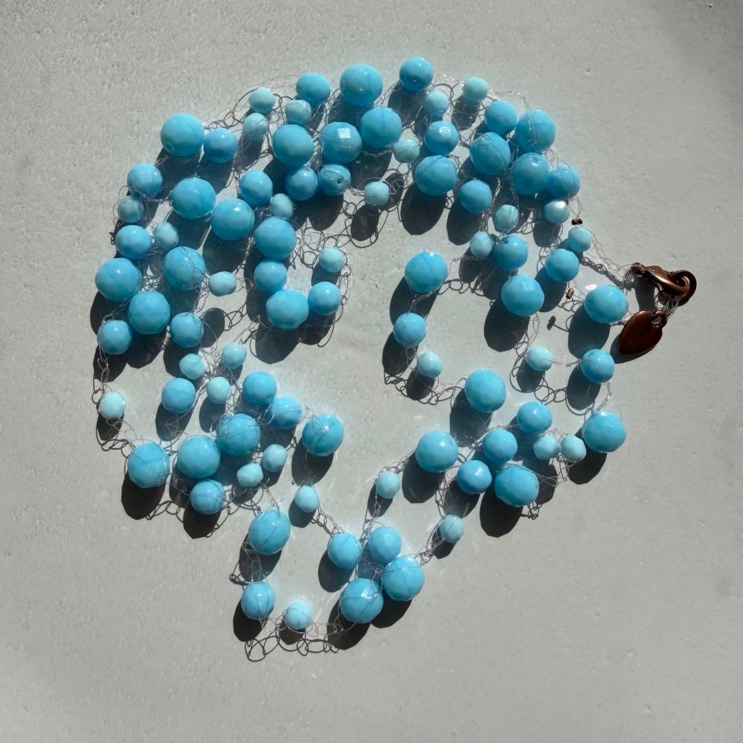 ミュゲ様　ミリィカレガリ Milly Callegari ネックレス パープル＆ゴールドカラー ネックレス | Milly Callegari (Women