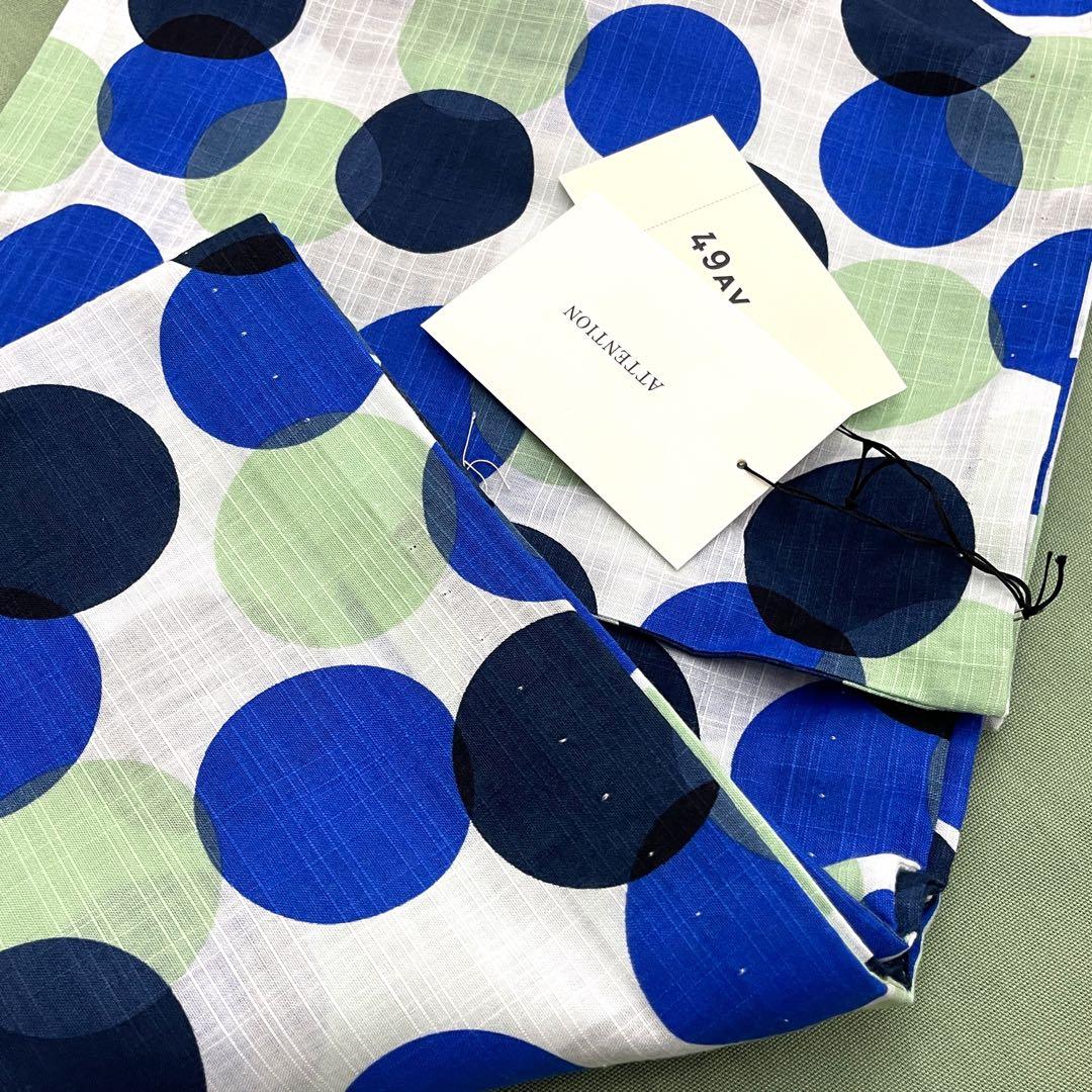 新品 ゆかた 浴衣 49av JUNKO SHIMADA 島田順子 水玉 ドット