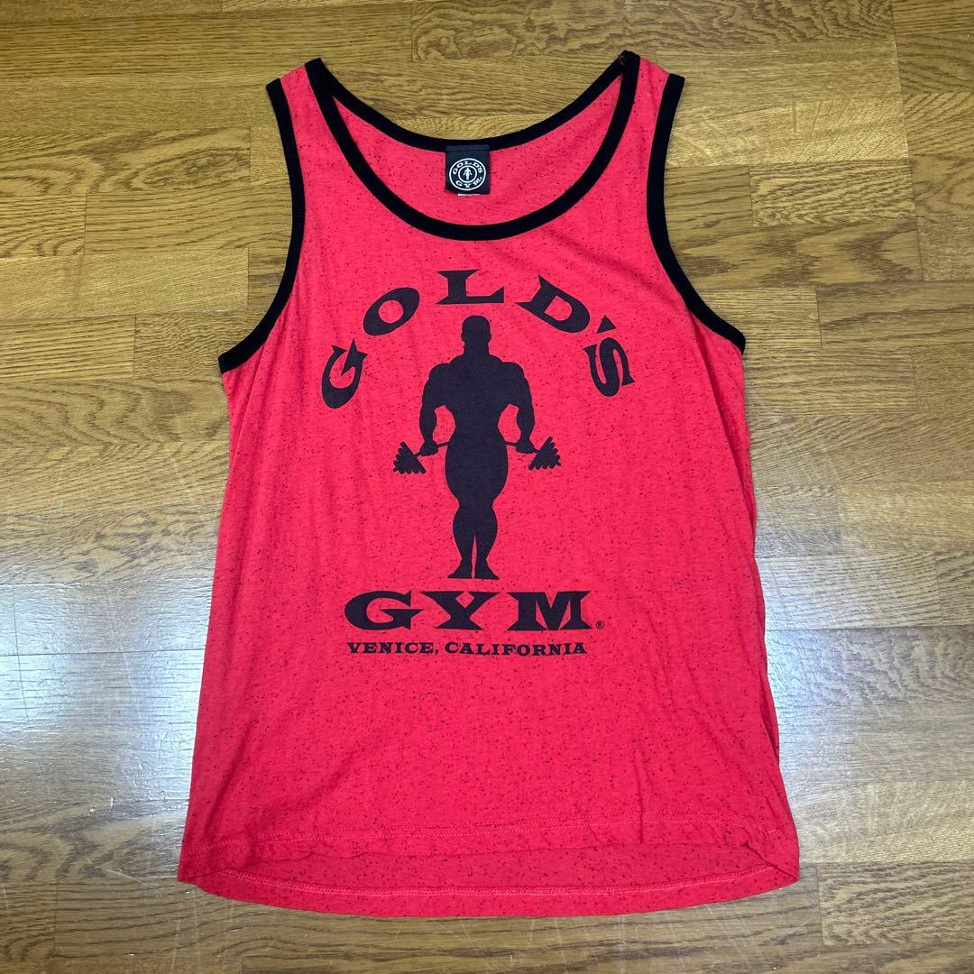 ベニス限定ゴールドジム タンクトップ M 赤 楽天市場】GOLD'S GYM LOGO SWEAT ゴールドジム ベニス店限定 スリーブ