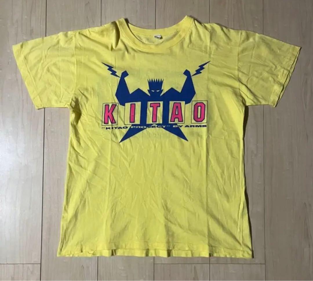 N*O様 北尾光司　プロレス　Tシャツ 90s ビンテージ　シングルステッチ　横 プロレス・デビュー戦列伝】元横綱・北尾光司が東京ドームのデビュー戦