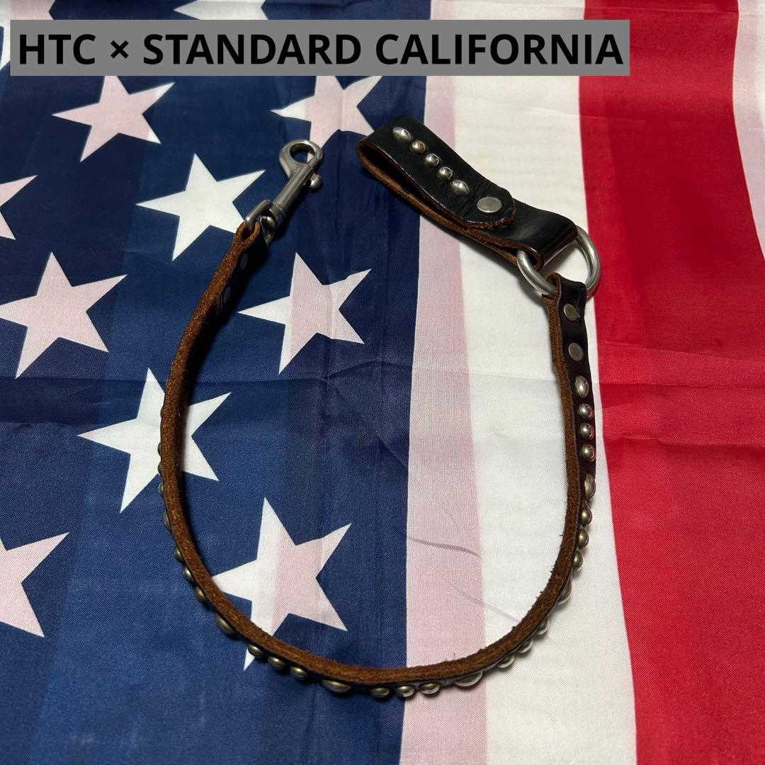 HTC × STANDARD CALIFORNIAブラックレザーウォレットコード HTC T-1 Wallet #Biker Wallet W/Chain : STANDARD CALIFORNIA
