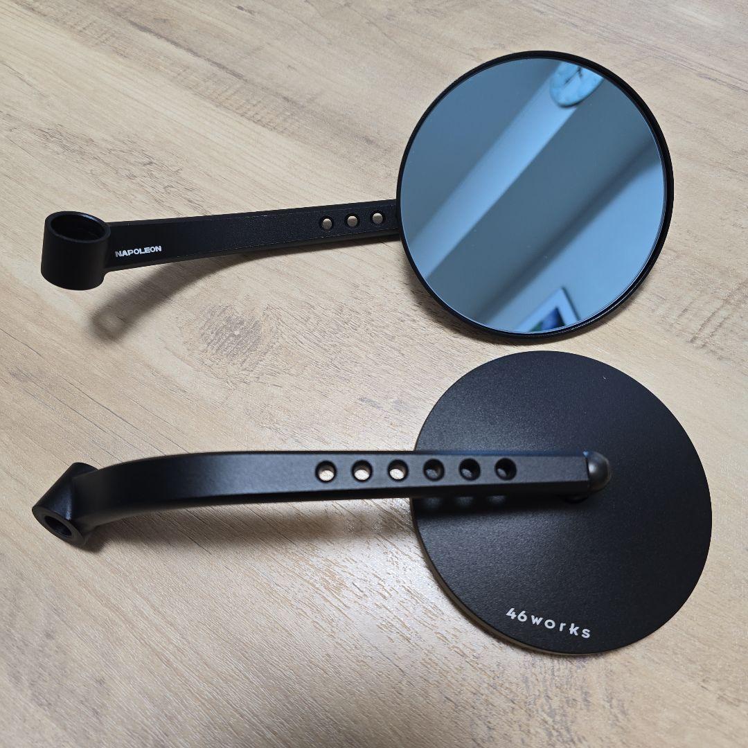46works x Napoleon バイク用ミラー左右セット NA-017 - メルカリ