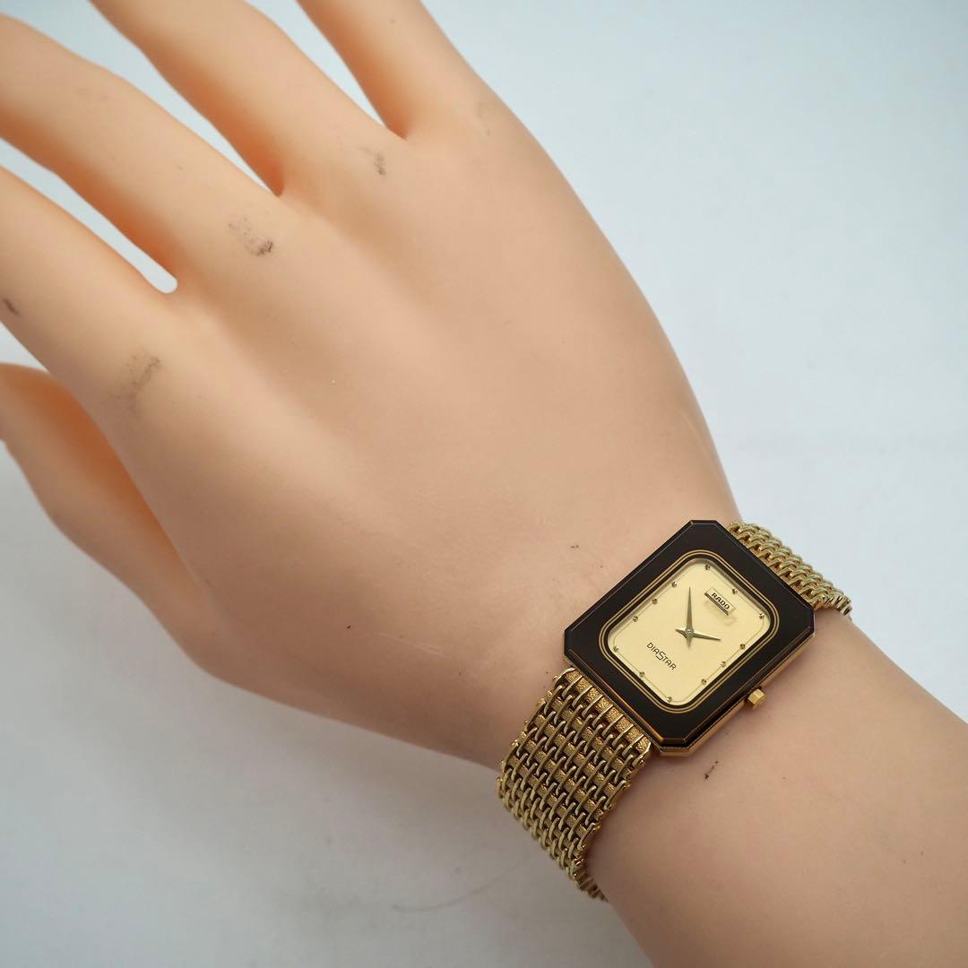 729【美品】RADO 時計 DIASTAR レディース メンズ ゴールド - メルカリ