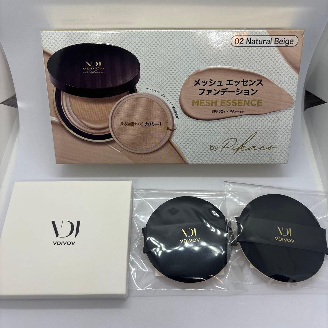 ビディボブメッシュエッセンスファンデーション02ナチュラルベージュお
