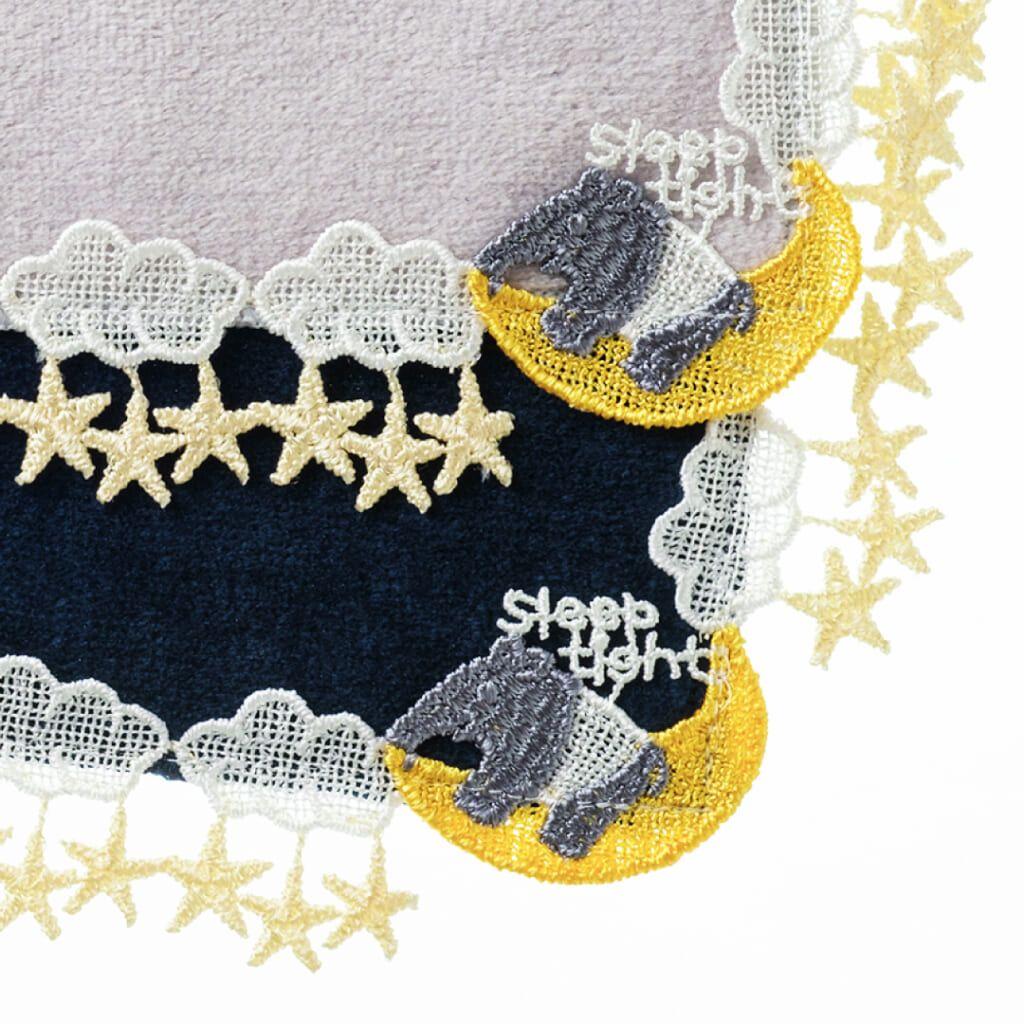 近沢レース タオルハンカチ 夢喰いバク グレー 1枚 ギフト - メルカリ