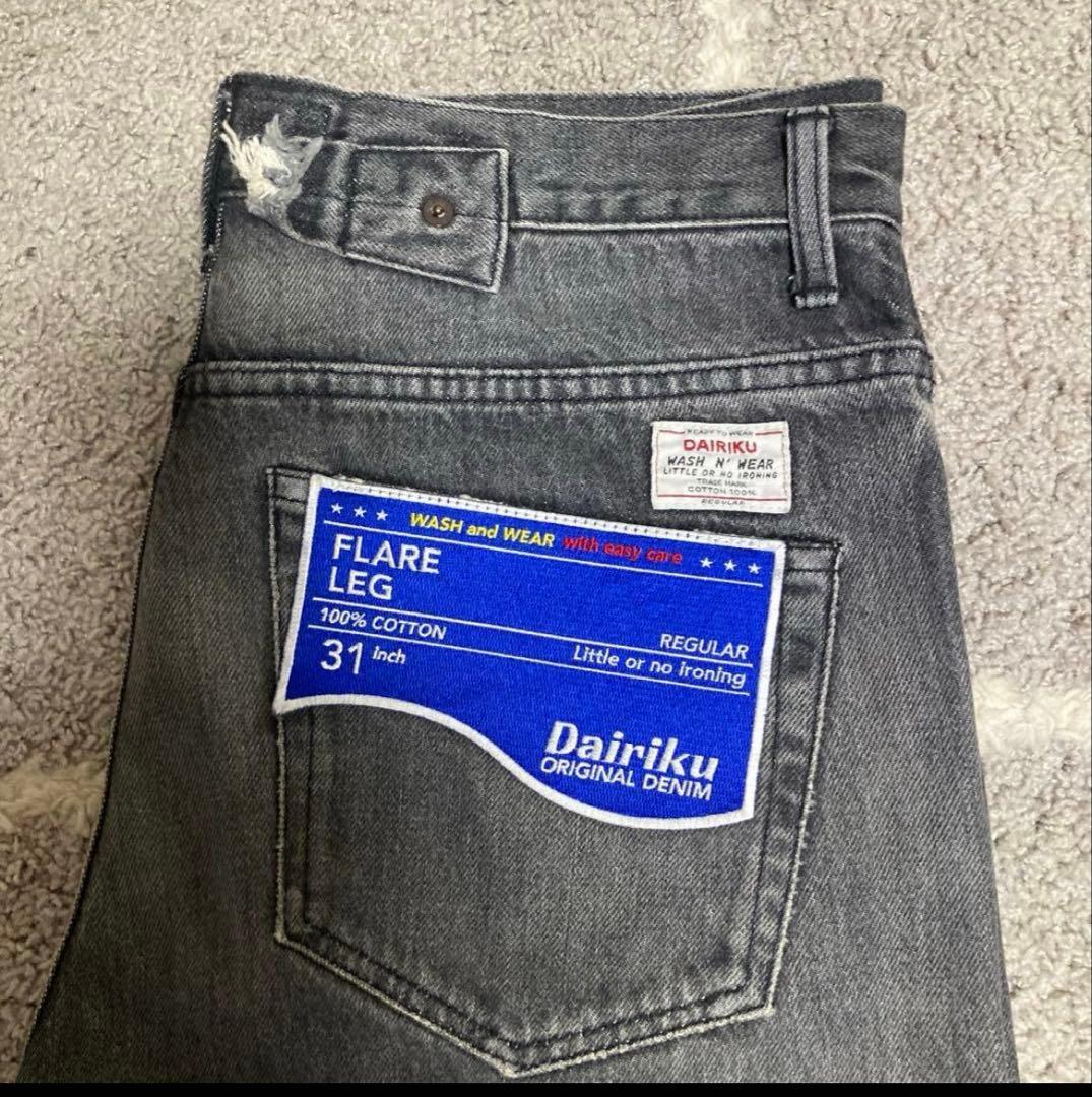 Dairiku フレアレッグデニム 22AW 31インチ - メルカリ