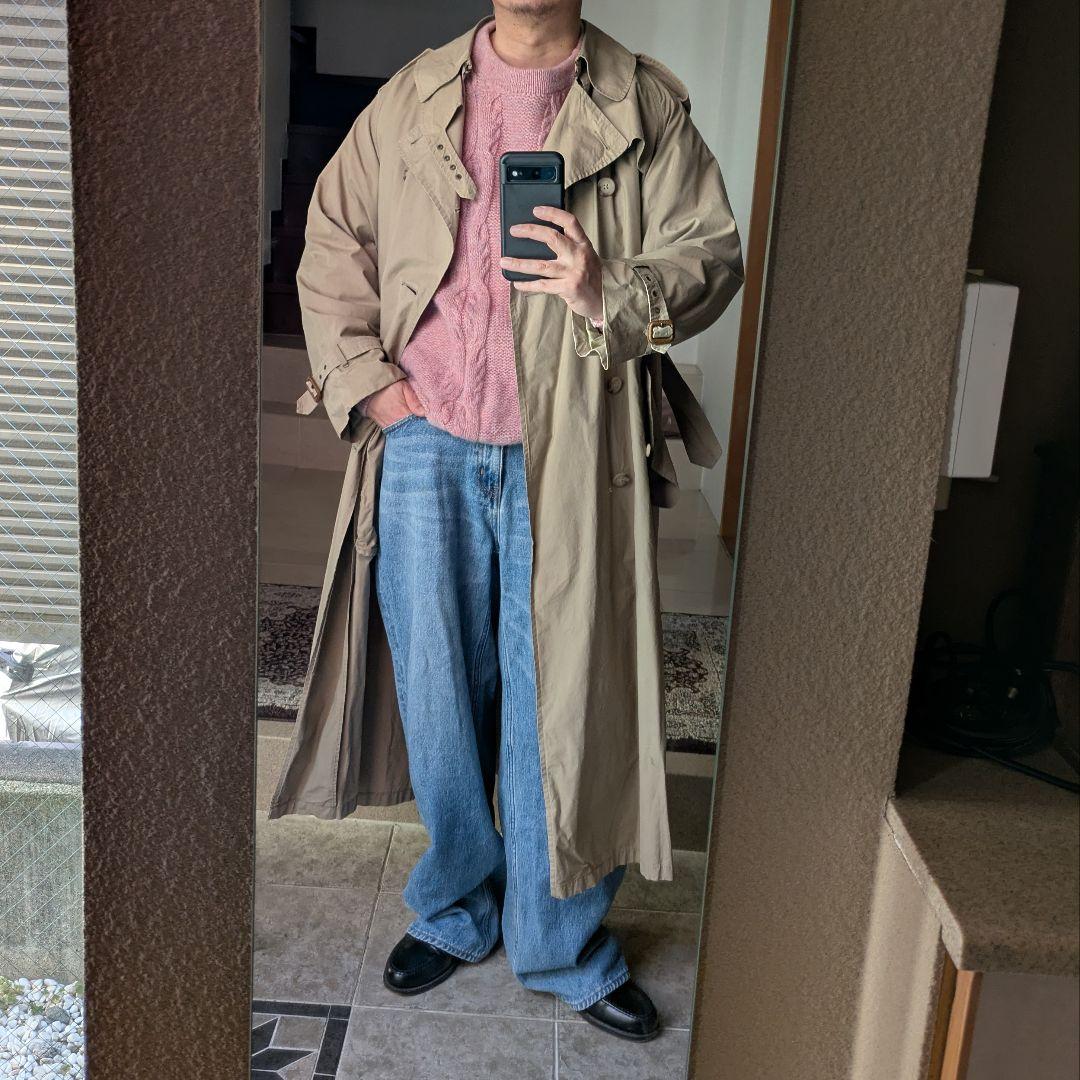 90s Ralph Lauren　ラルフローレン　一枚袖　トレンチコート 90年代 90s ポロラルフローレン ロングコート シングルラグラン