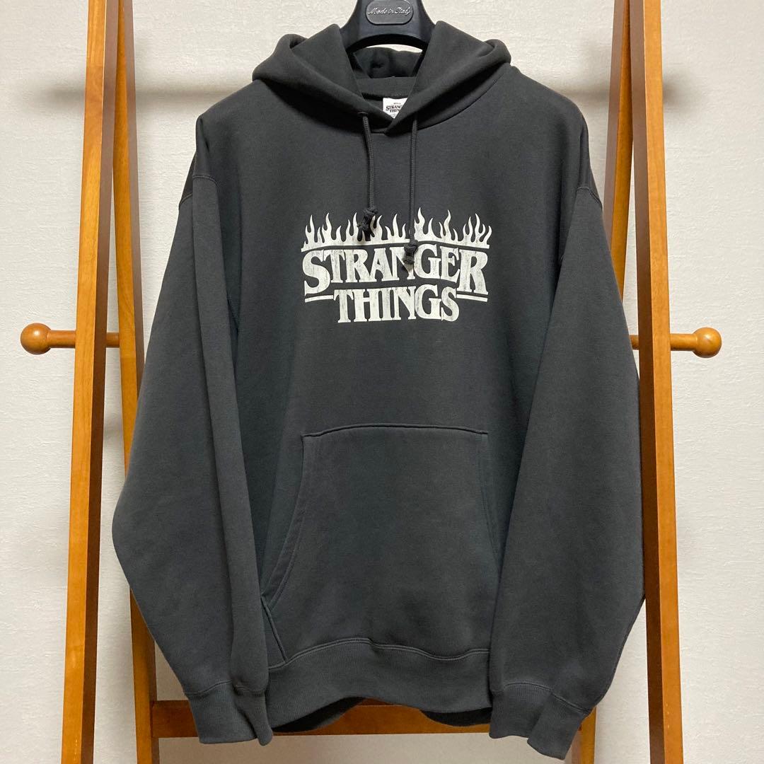 美品3XL GU×StrangerThings ストレンジャーシングス パーカー - メルカリ