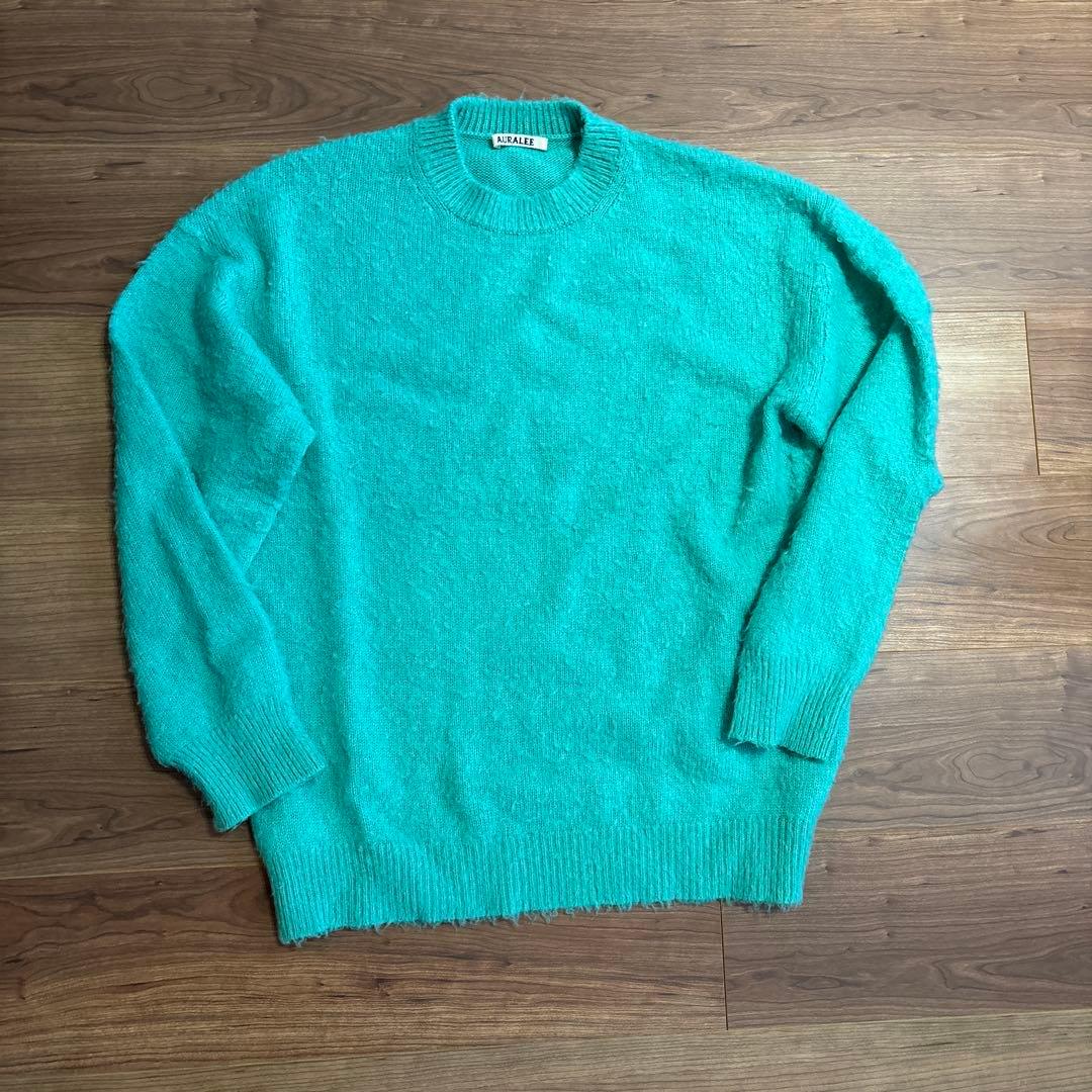 【AURALEE】BRUSHED WOOL CASHMERE SILK KNIT AURALEE】 BRUSHED WOOL CASHMERE SILK KNIT P/O – ONENESS ONLINE STORE