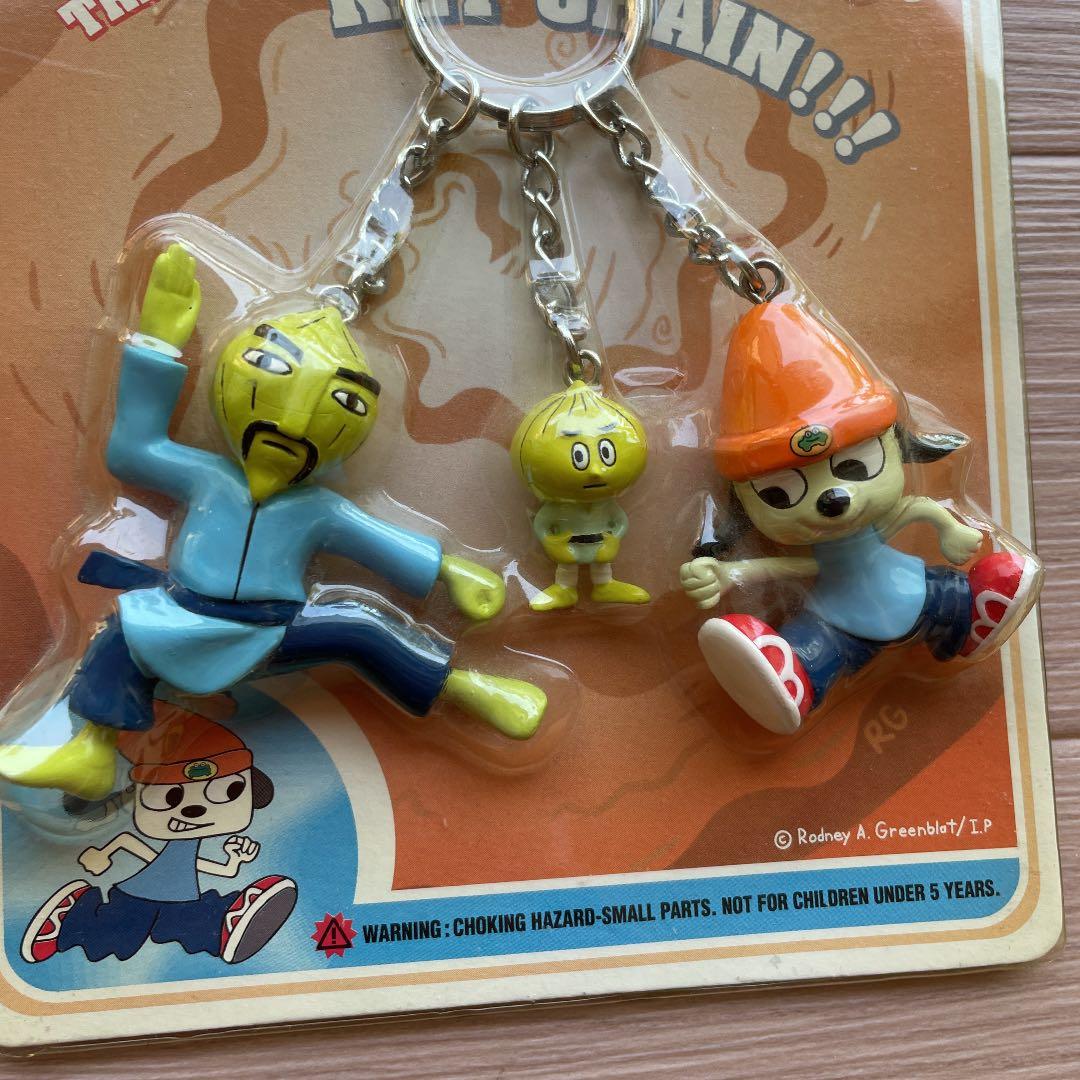 パラッパラッパー 3連キーチェーン(パラッパー・玉ねぎ先生・玉ねぎ