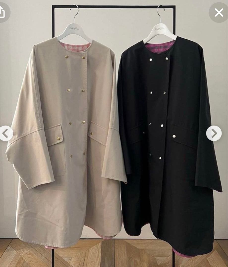 ロージーモンスター リバーシブルチェックレインポンチョコート 新品】rosy monster リバーシブルチェックレインポンチョコート - メルカリ