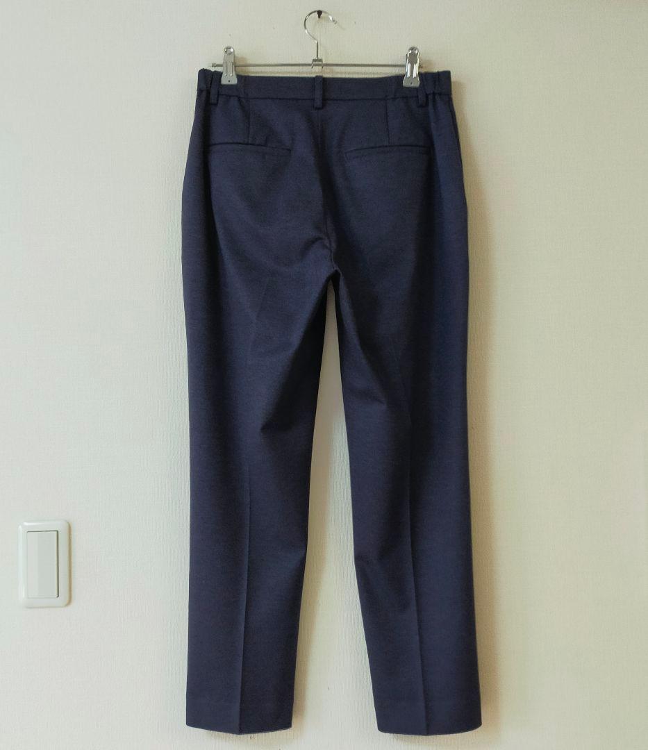 美品　A day in the life　40　洗えるノーカラーパンツスーツ