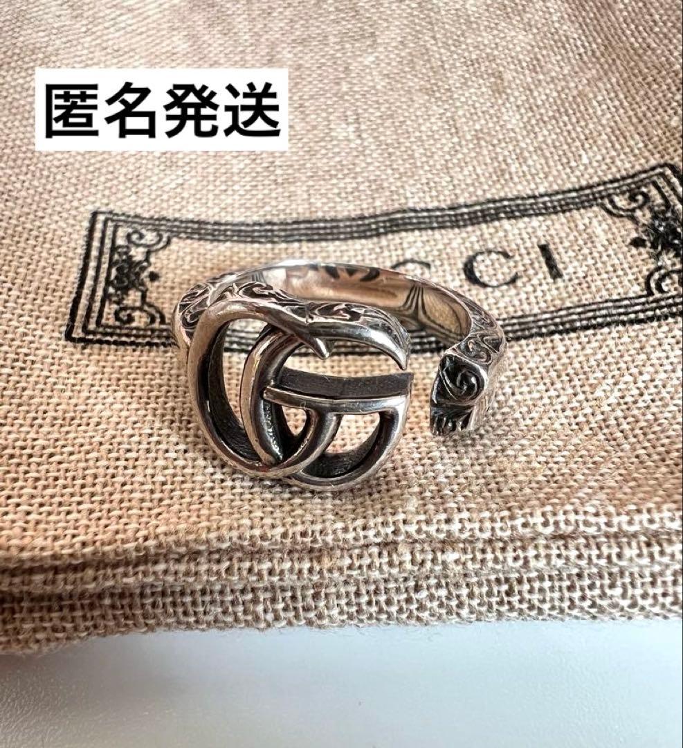 【美品】　GUCCI 指輪　アラベスク キーモチーフリング　12号 GUCCI（グッチ） 12号 リング・指輪 ダブルG キーモチーフ アラベスク