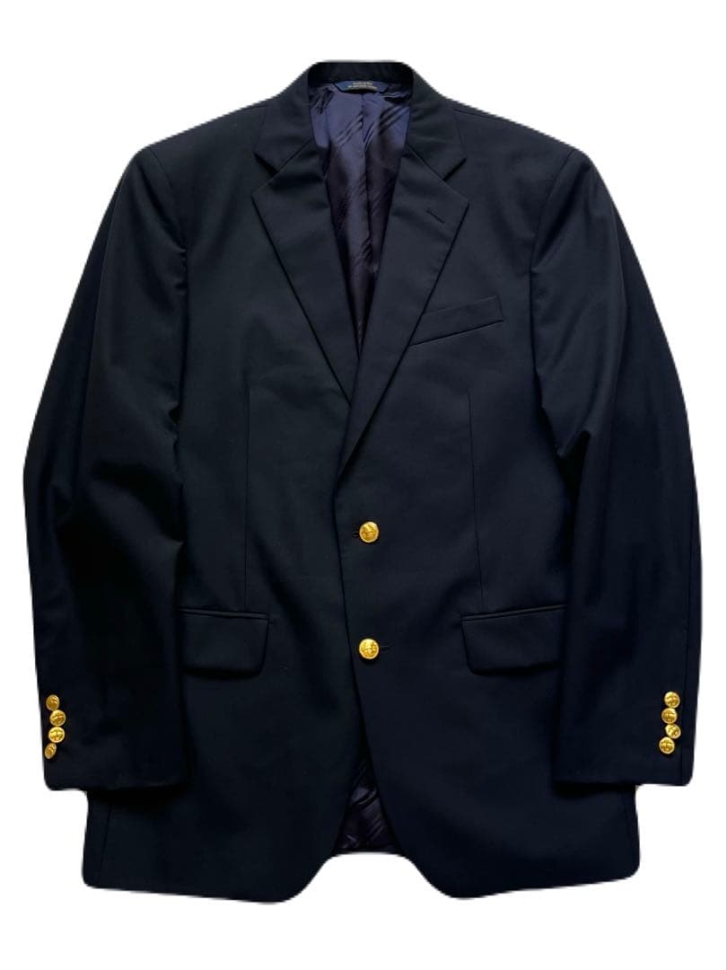希少 USA製 ブルックスブラザーズ ネイビー ブレザー ジャケット 38R