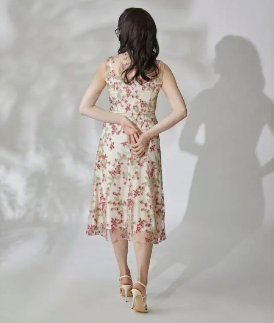 グレースコンチネンタル ドレス ワンピース スモールフラワーフレ