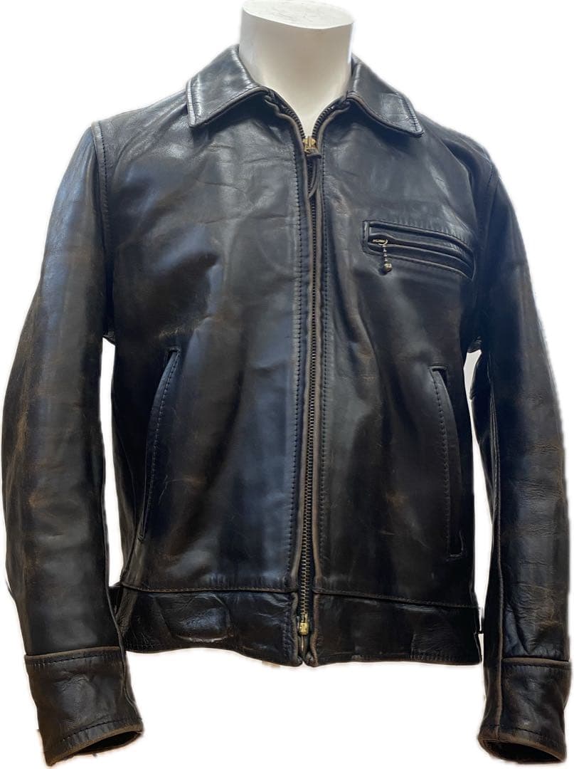 茶芯AERO LEATHER HIGHWAYMAN 馬革 90s前期 - メルカリ