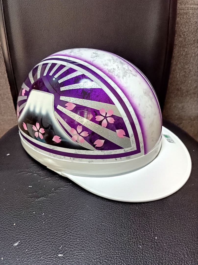 カスタムコルク半Candyパープルラップ富士日章七色ラメ