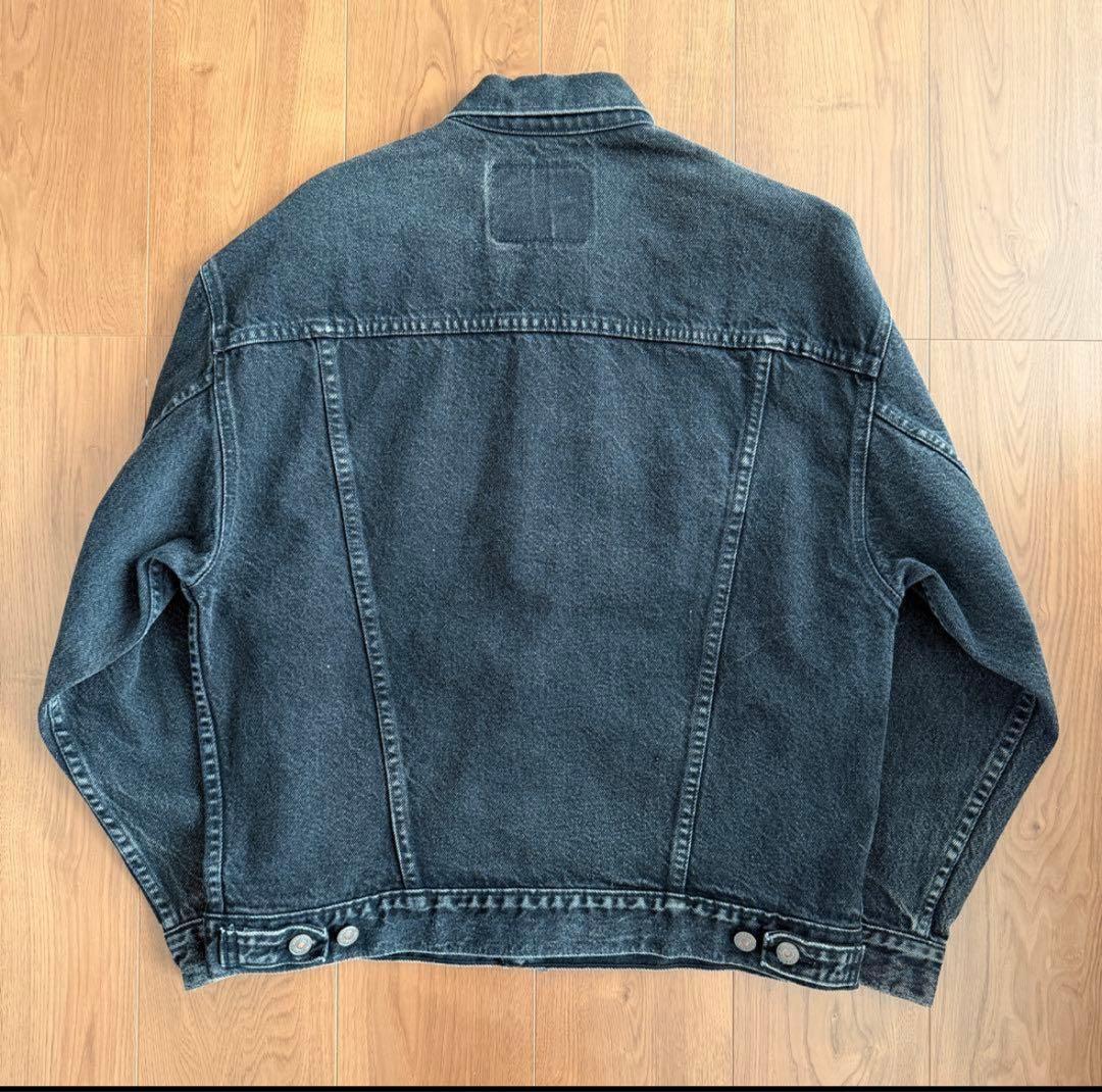 80s リーバイス 57507 ブラック デニムジャケット 70507 後染め - メルカリ