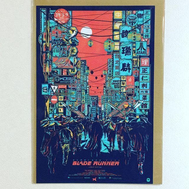 布 ポスター「ブレードランナー イラスト」 - メルカリ