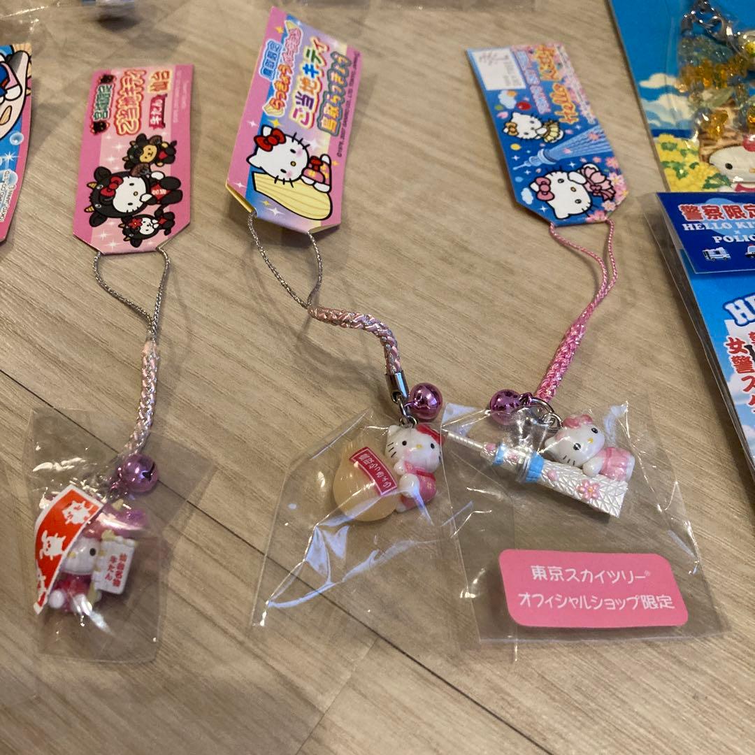 未開封】ハローキティ ストラップ ご当地 21個セット ご当地キティ