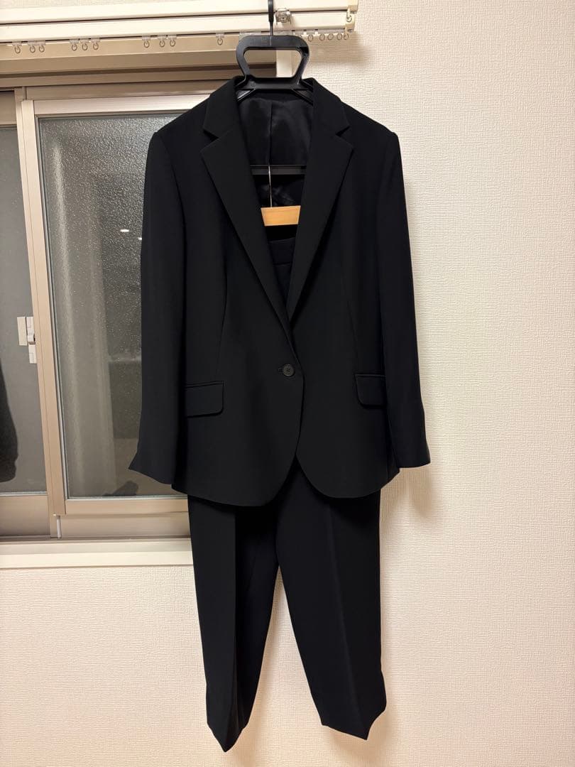 AOKI【MeWORK】 パウダリーストレッチ パンツスーツ