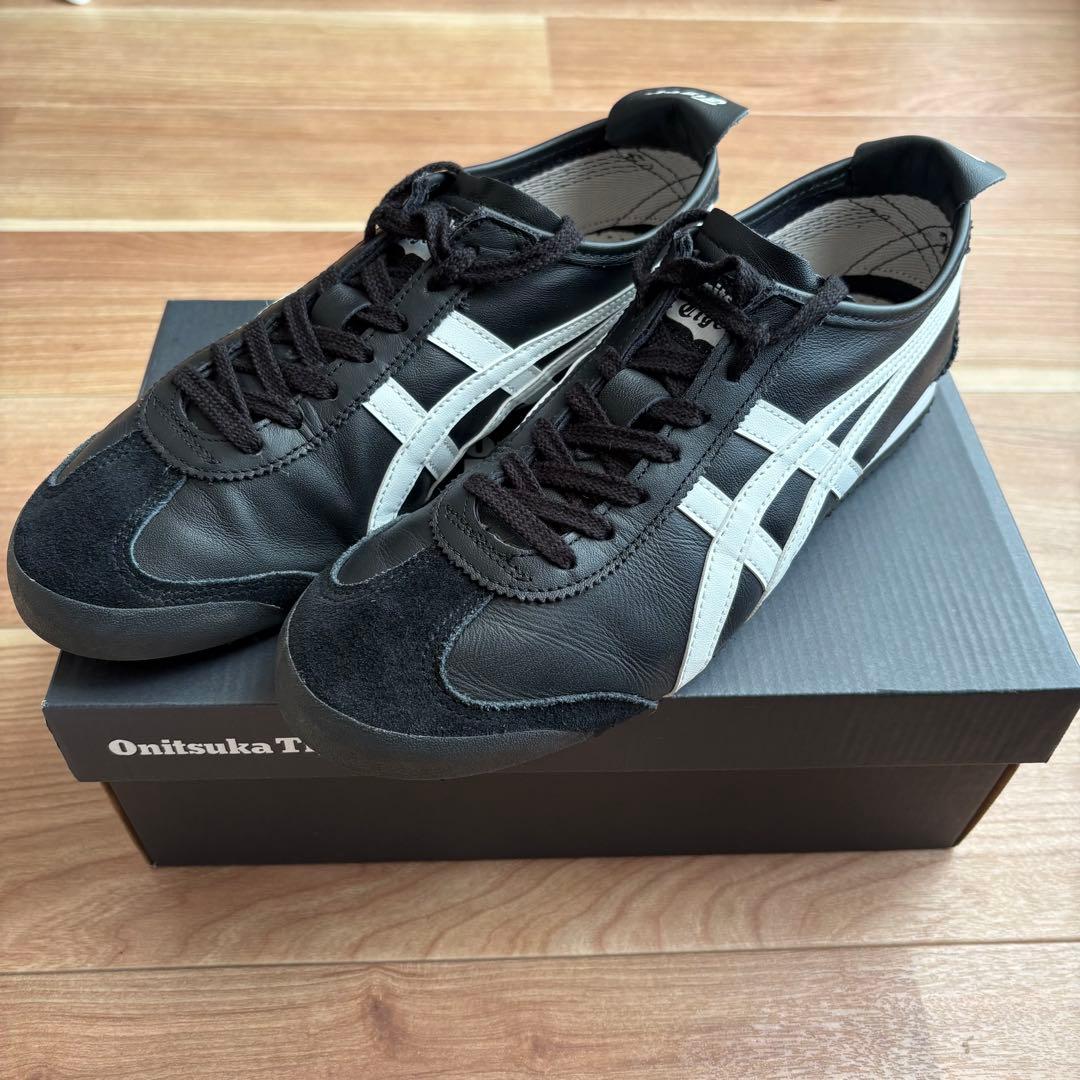 MEXICO 66 スニーカー 26.5cm オニツカタイガー ブラックホワイト