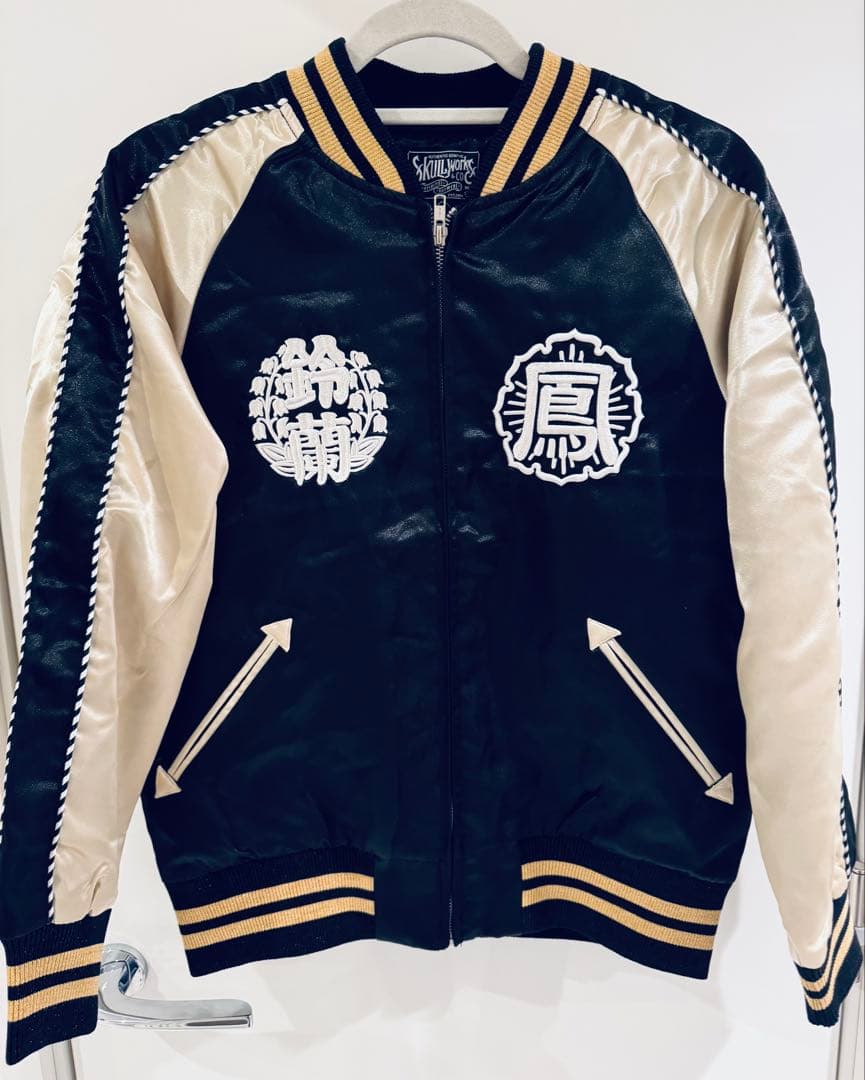 スカジャン 鈴蘭×鳳仙 CROWS クローズ 鈴蘭男子高校 クローズ レプリカ