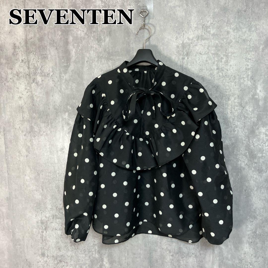 SEVENTEN シアードットブラウス M - メルカリ