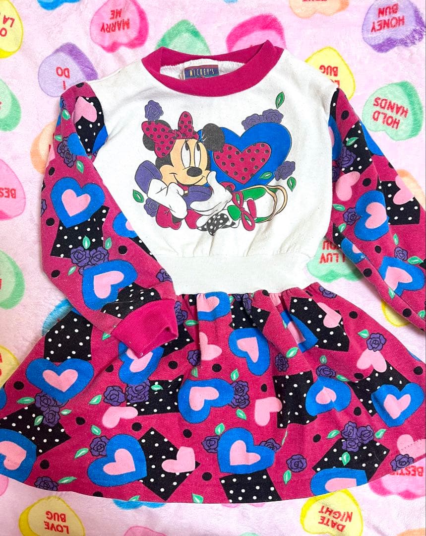 ヴィンテージ ミニートレーナーワンピース DISNEY VINTAGE（ディズニーヴィンテージ）の「【ヴィンテージ古着