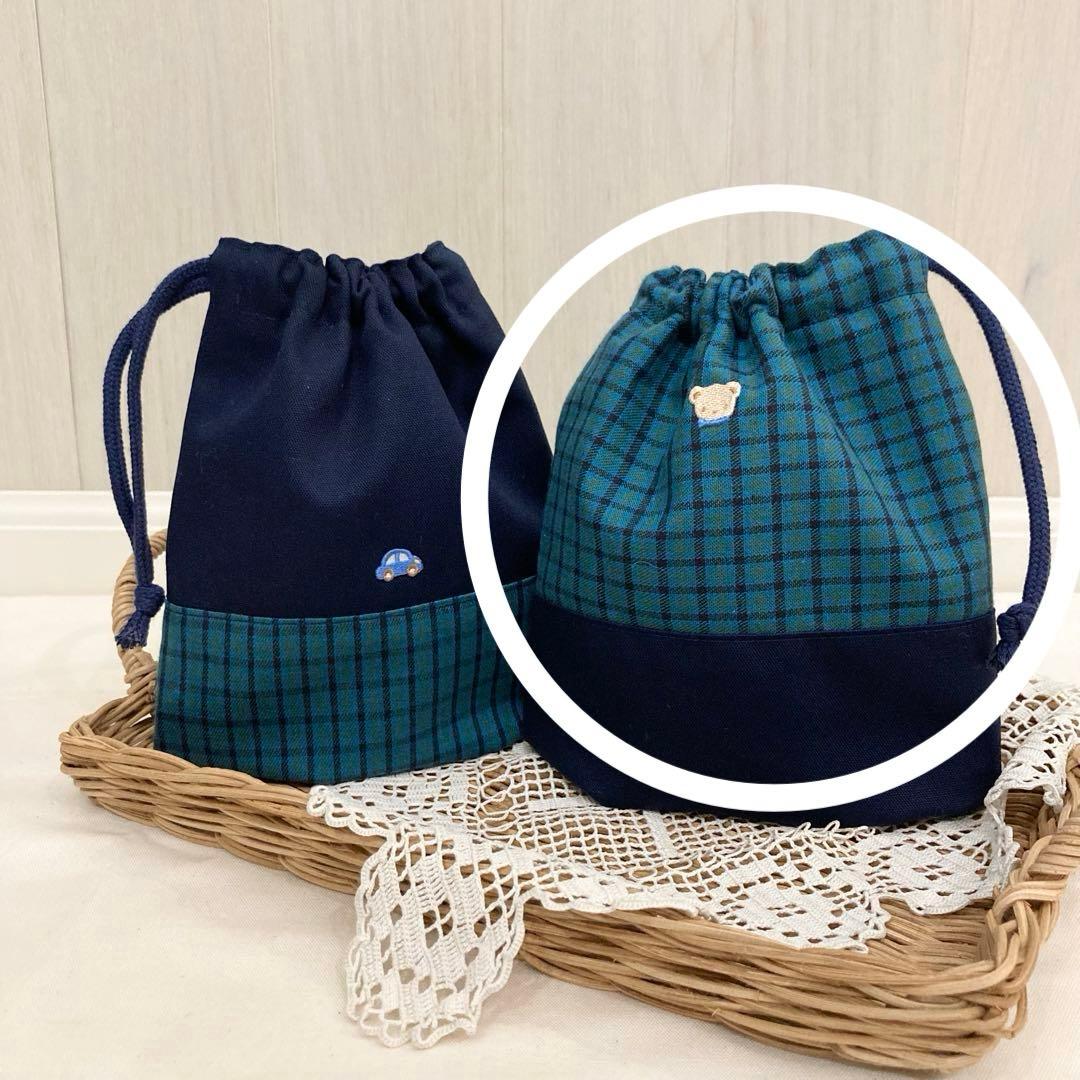 【Ri】《ファミリアワッペン使用》通園通学グッズ　5点セット　汽車