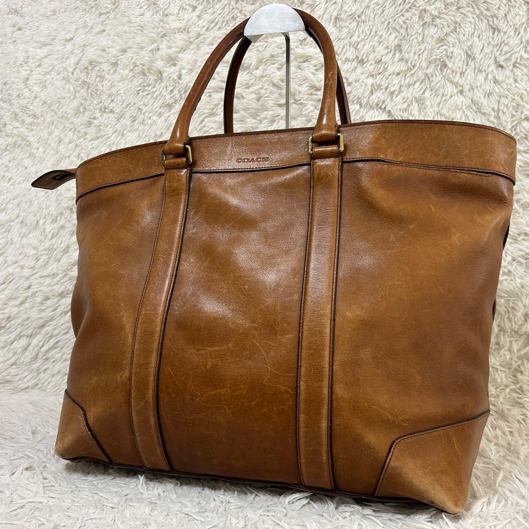 特大✨コーチ ブリーカー レガシーウィークエンド ボストンバッグ